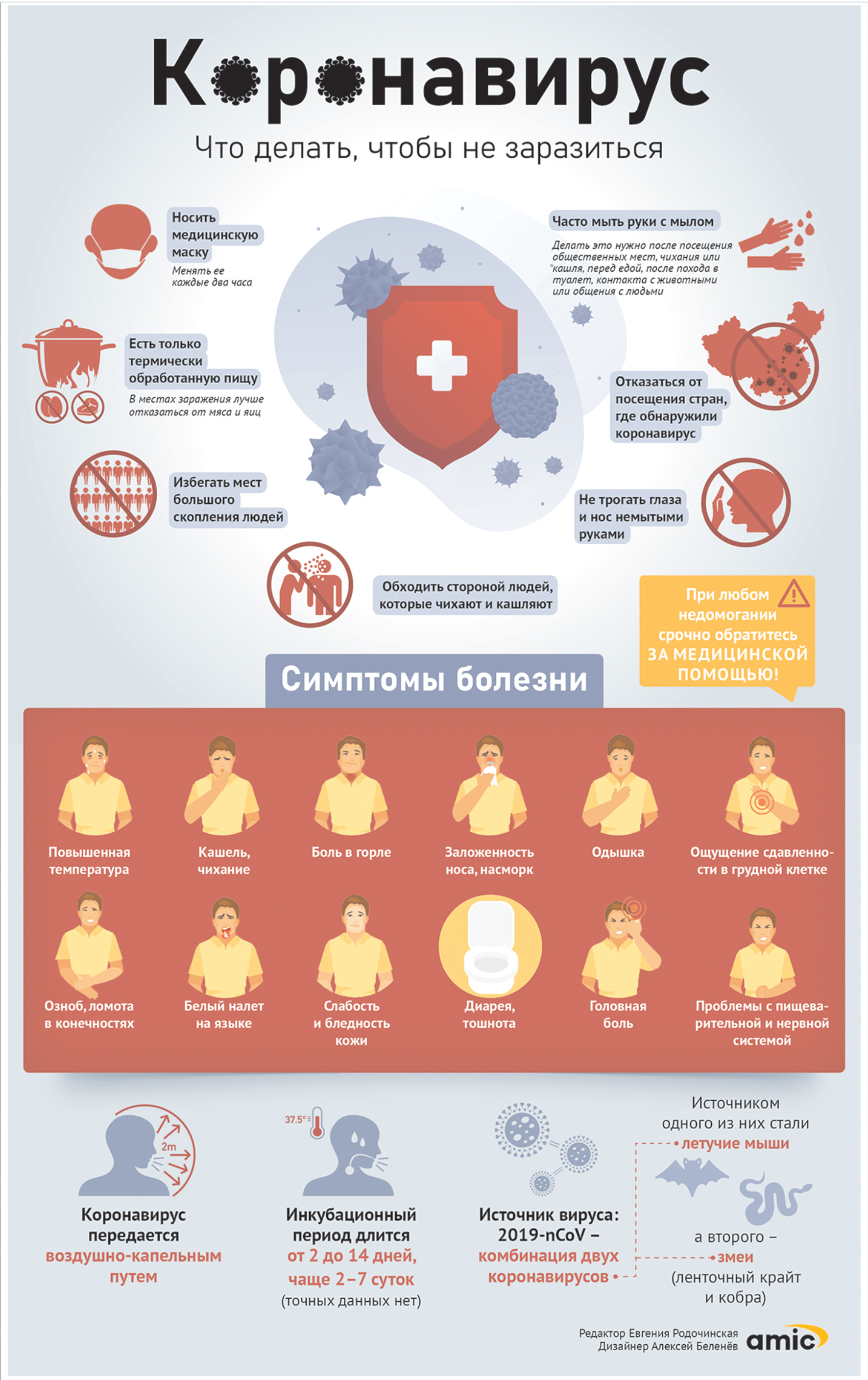 Грипп, кискен респиратор вирус инфекциясе, коронавирус инфекциясе өчен профилактика